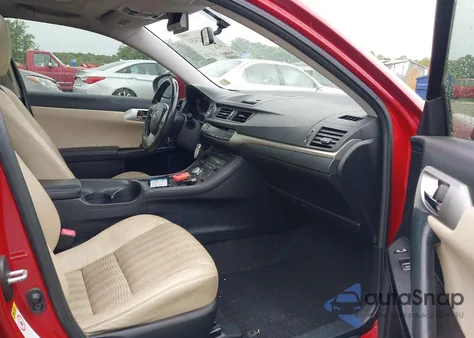 2012 Lexus Ct 200H Premium z USA, uszkodzony, nr VIN JTHKD5BH7C2095094